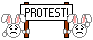 protest white